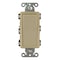 Hubbell Wiring Device-Kellems TradeSelect, Switches and Lighting Controls, Decorator Switch, Residential Grade, Rocker Switch, General Purpose AC, 4 Way, 15A 120/277V AC, Push Back and Side Wired, Ivory RSD415I - alternate 2